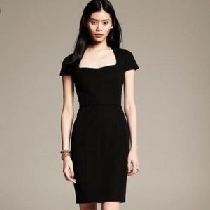 NWOT Banana Republic Black Sloan Dress (size 6)